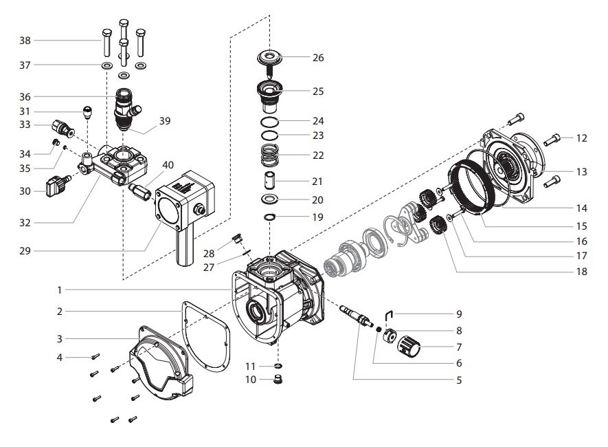 PowrLiner 3500/3500s Pump Assembly Parts